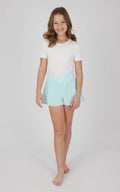 Girls Crossover Hybrid Short with Inner Pant: OCEANTIDE