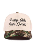 Pretty Girls Love Jesus Hat: CAMO