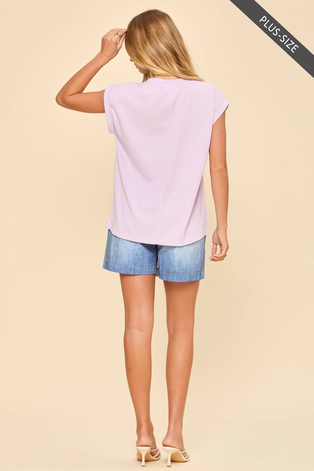 PLUS Waffle Knit Top