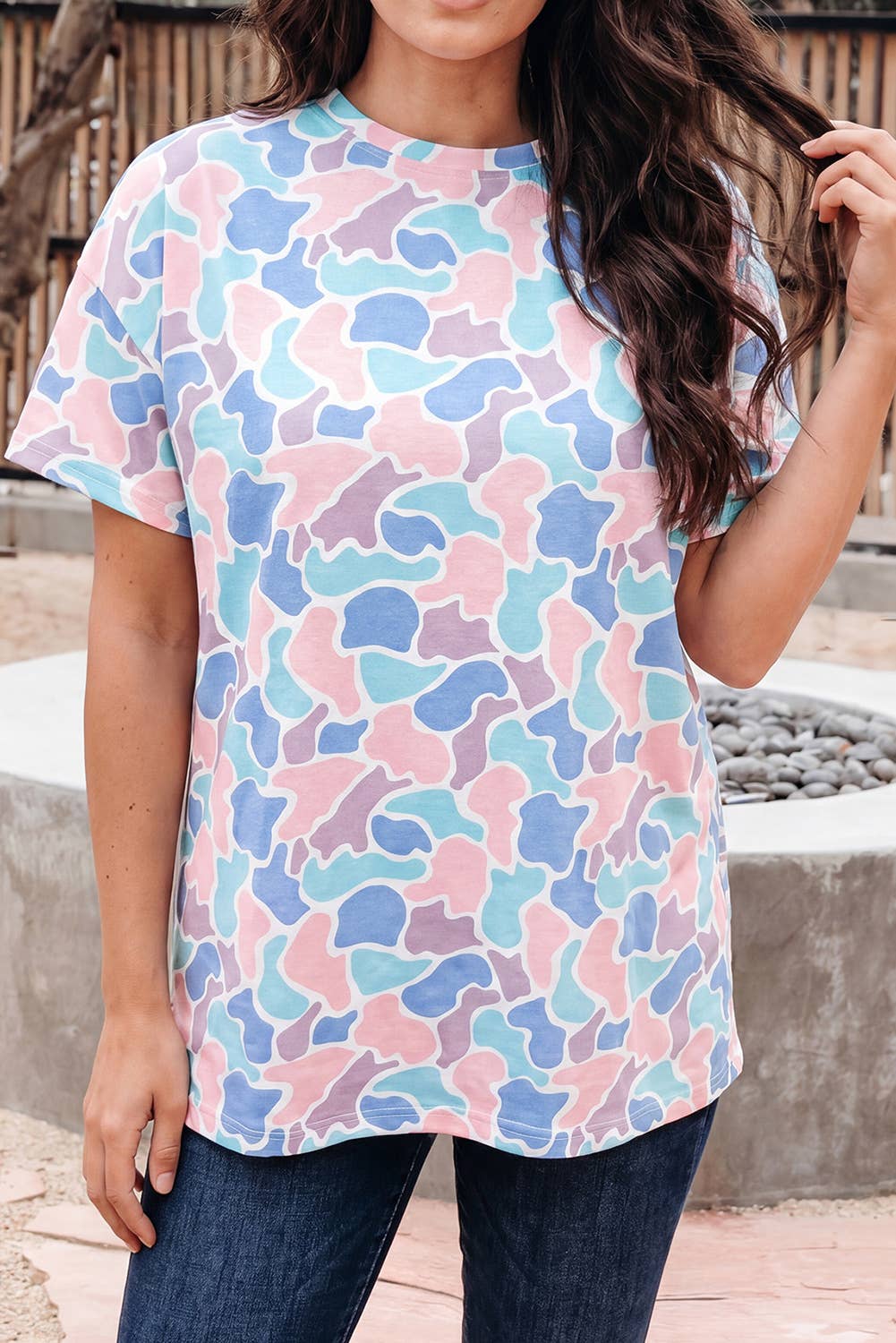 Camouflage Print Tee