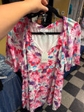 Watercolor Floral Dress