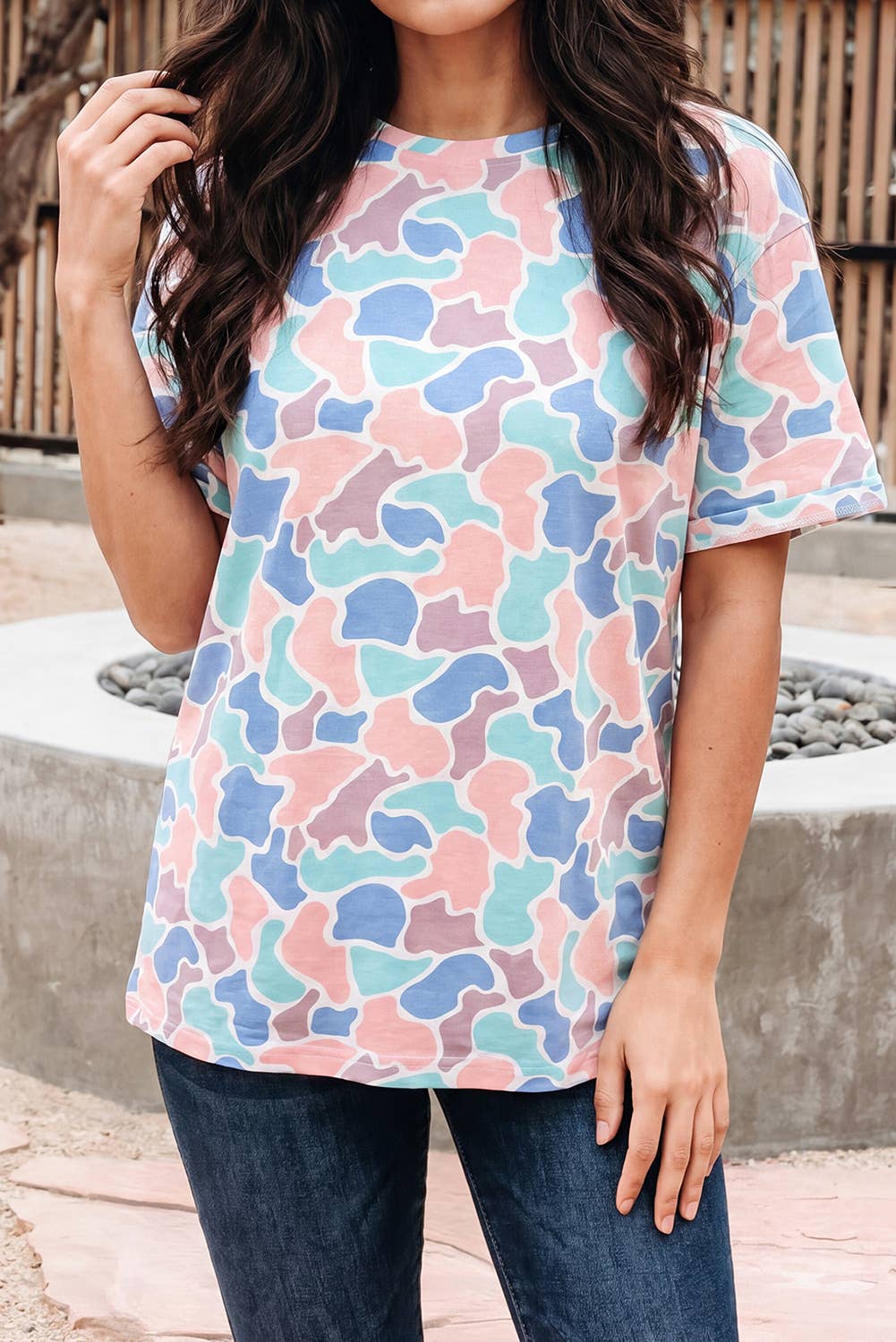 Camouflage Print Tee