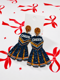 Glitter Cheerleader Earrings