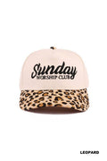 Sunday Worship Club Hat: LEOPARD