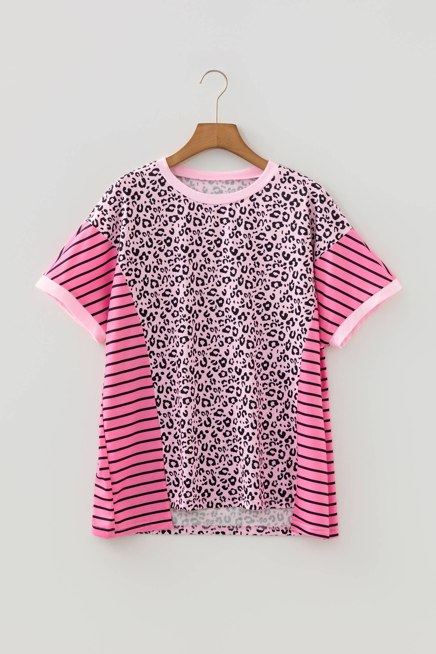 Leopard Striped Top